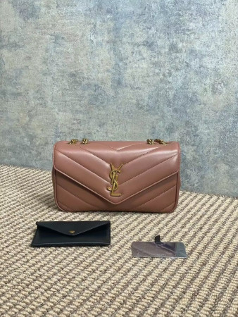 YSL LOULOU Small IN MATELASSÉ LAMBSKIN 24x14x6cm