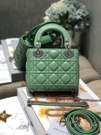 Mini Lady Dior Bag 6.5 x 6 x 3 inches
