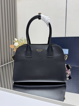 Prada Medium Leather Tote Bag Without Box 32x23.5x16cm