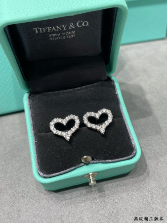 Tiffany & Co. Heart Stud Earrings Ag925