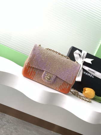 CHANEL 25ss CLASSIC FLAP HANDBAG CF 14x21x8cm