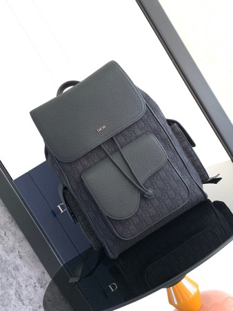Dior Saddle Backpack 10.5 x 16 x 5.5 inches