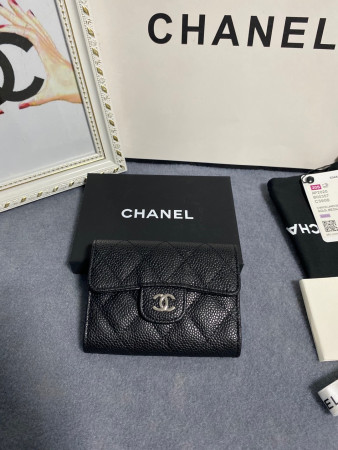 CHANEL FLAP WALLET 12 x 8.5cm