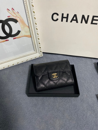CHANEL FLAP WALLET 12 x 8.5cm