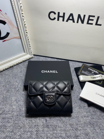 CHANEL FLAP WALLET 12 x 8.5cm