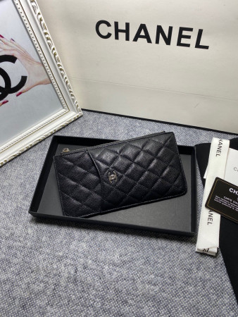 CHANEL LONG ZIPPED WALLET 19-11cm