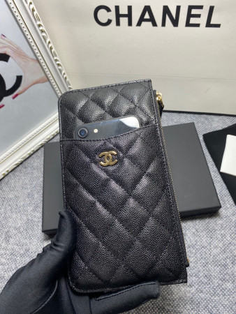 CHANEL LONG ZIPPED WALLET 19-11cm