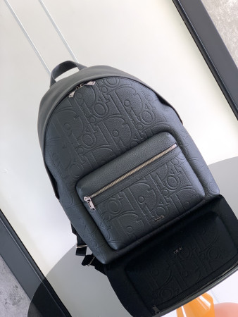 Rider 2.0 Backpack Black Dior Gravity Leather and Black Grained Calfskin 31 x 40 x 18 cm