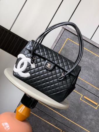 CHANEL Cambon Airport Bag 33x24x11cm
