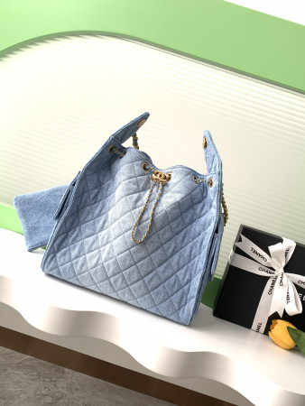 CHANEL 25C Bucket Hobo Bag AS5231 40x30x15cm