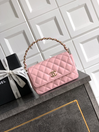Chanel 25P Flap Handheld Evening Bag 10.5x18.5x8cm