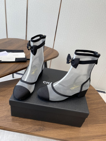 UA Chanel Short Boots 5cm Heel