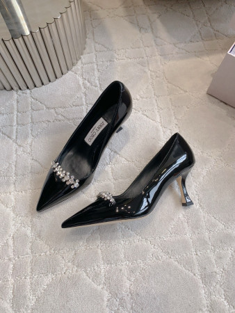 UA Jimmy Choo Belinda Crystal-embellished Pumps 7.5cm