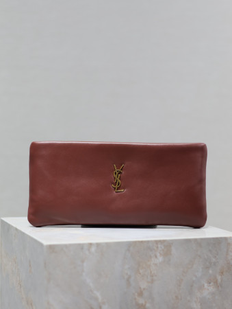 YSL calypso long pouch in lambskin 30 x 15 x 3.5 cm