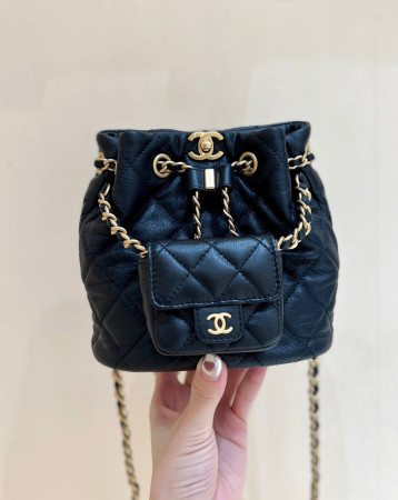 Chanel backpack 16.5x17x12cm
