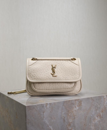 YSL Niki Mini in grained lambskin 828736 12.5x18x5cm