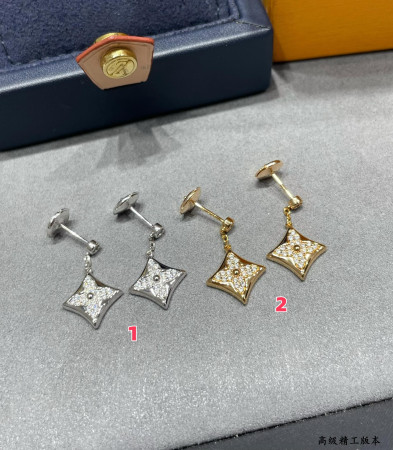 Louis Vuitton Square diamond Earrings