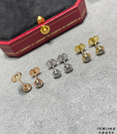 Cartier Single diamond stud Earrings