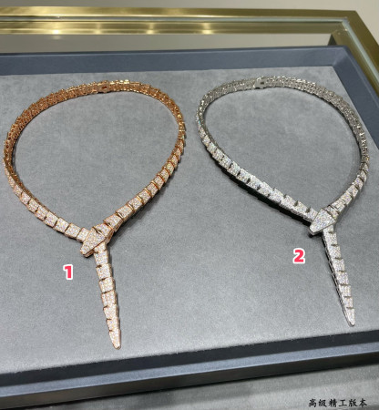 Bvlgari Wide Snake Necklace