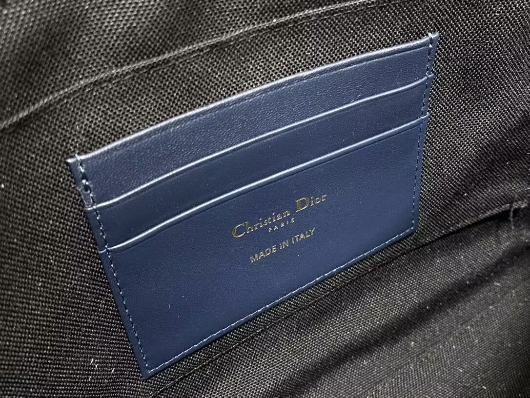Dior 30 Montaigne Dea Pouch Blue Dior Oblique Jacquard 26x19.5x7cm