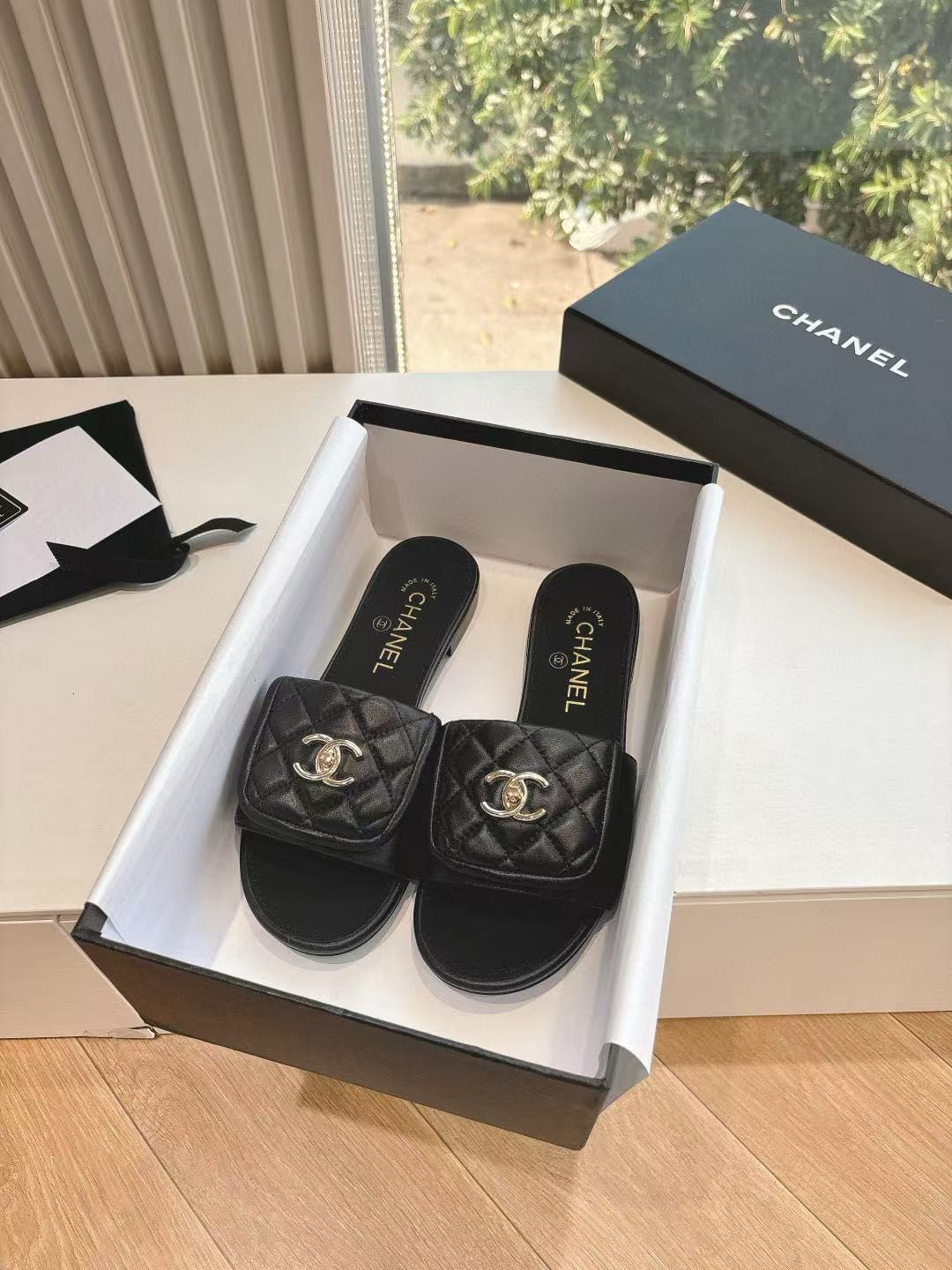 UA Chanel Slippers