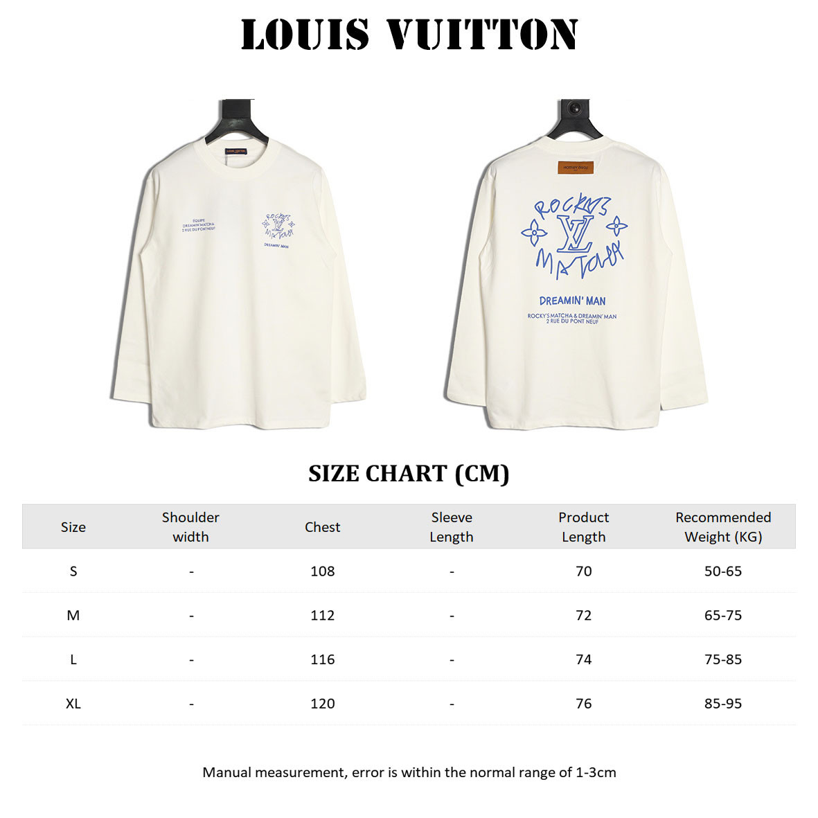 Louis Vuitton 25Fw Long-sleeved T-shirt