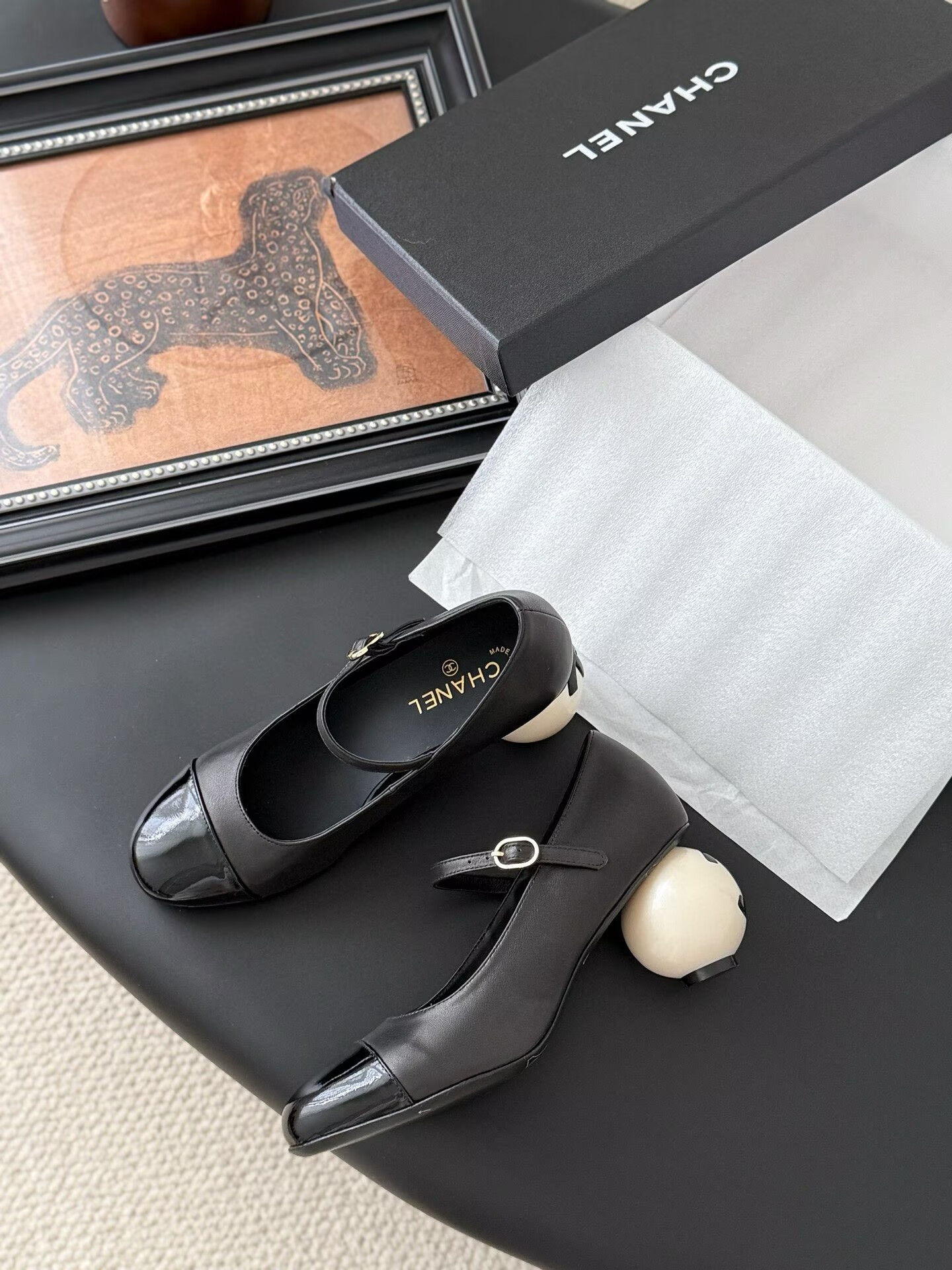 UA Chanel Mary Janes