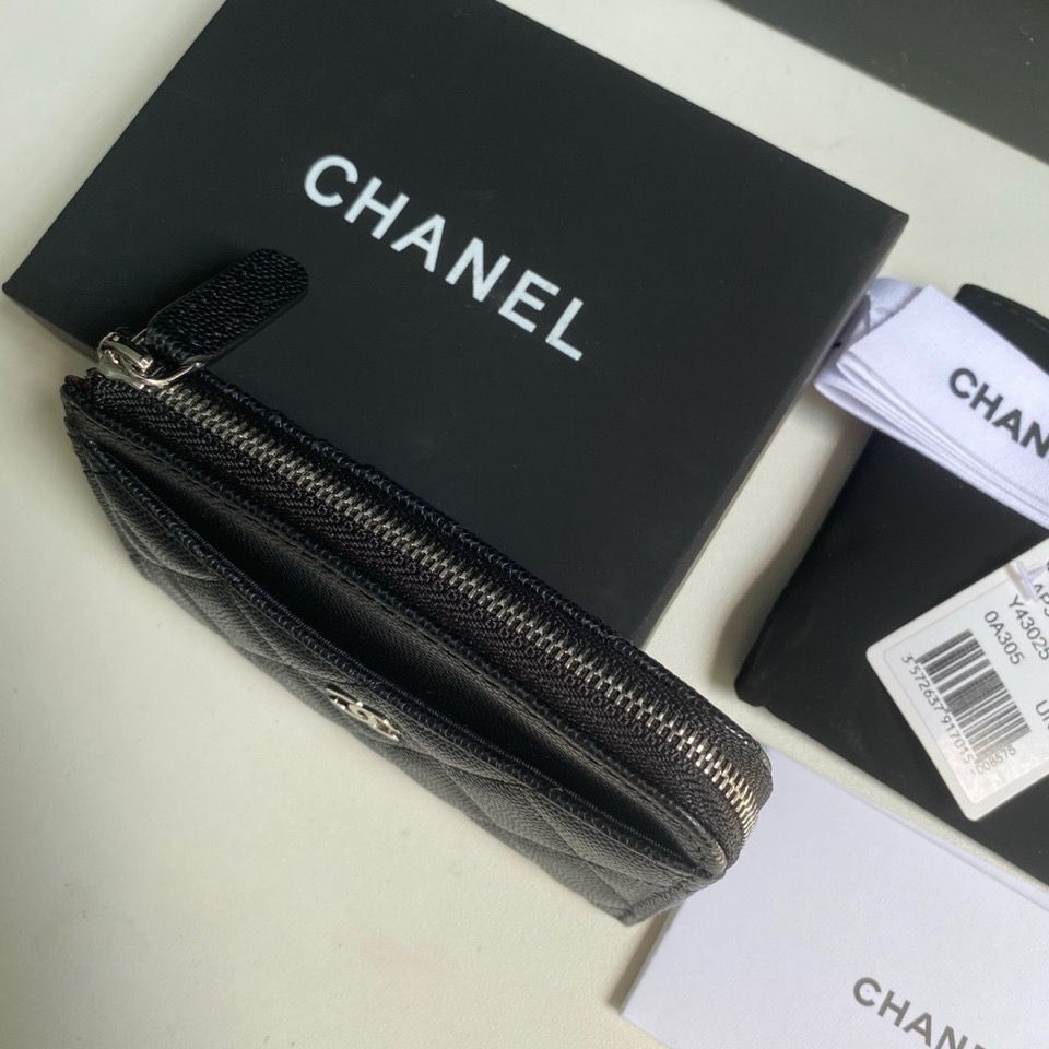 Chanel Classic Zipped Card Holder 8.5 x 13.3 x 2.9cm