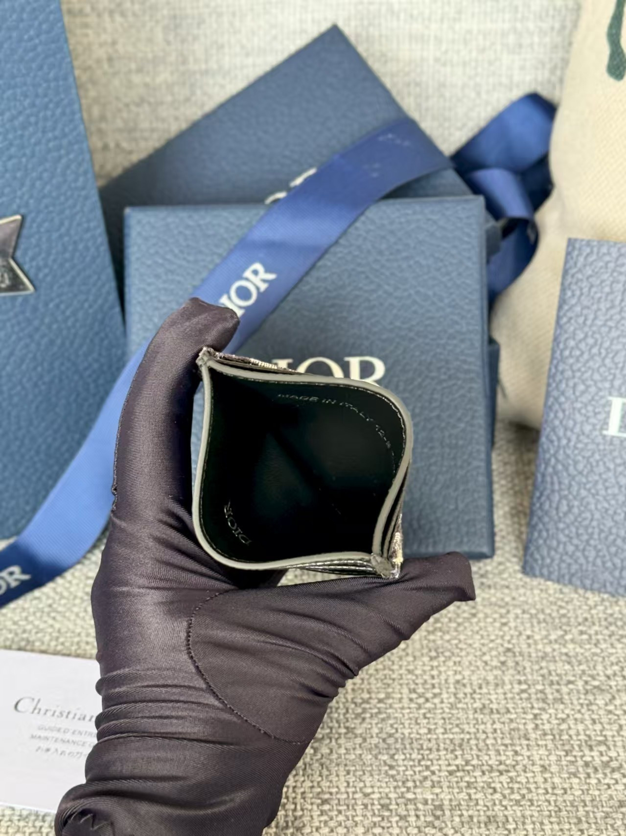 Dior Card Holder 10x8x0.4cm