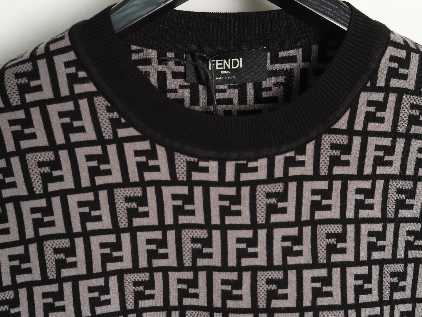 FENDI FD knitting Short-sleeved