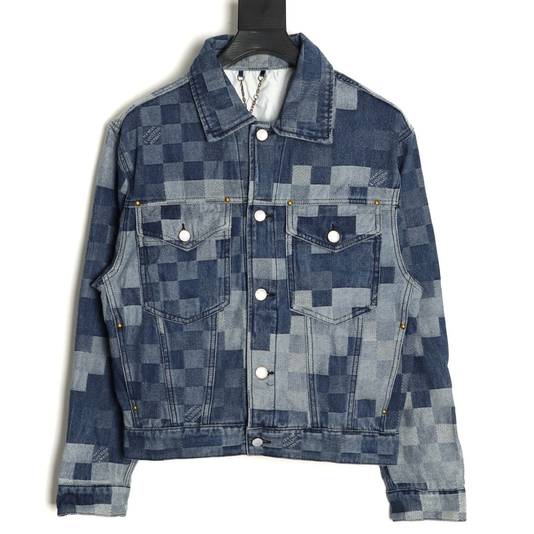 Louis Vuitton LV 25FW Denim Jacket Suit