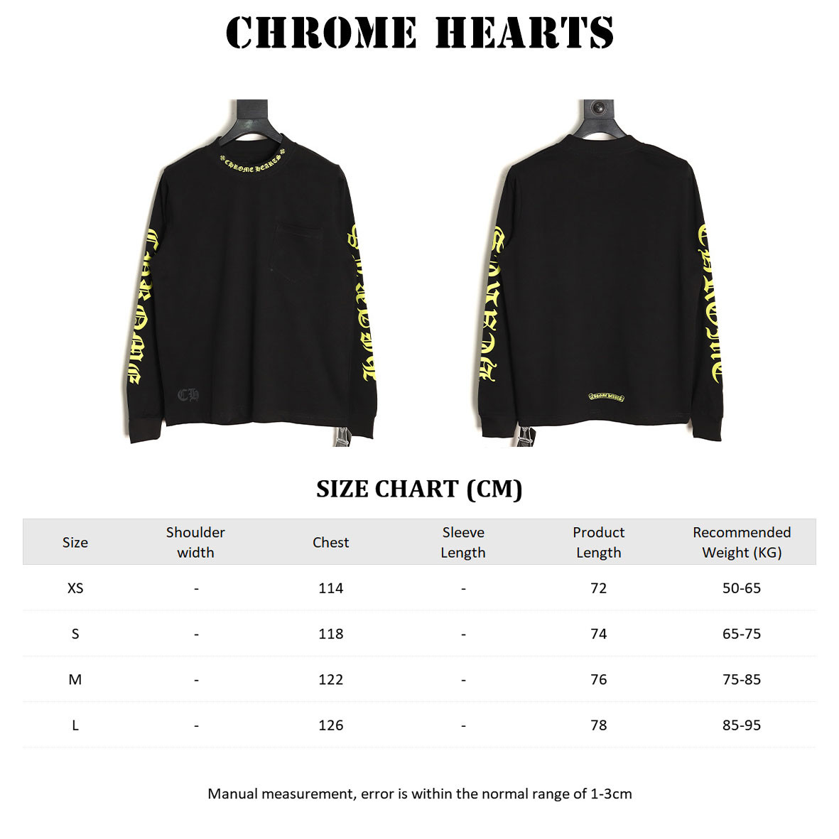 Ch*0me He**ts long-sleeved t-shirt