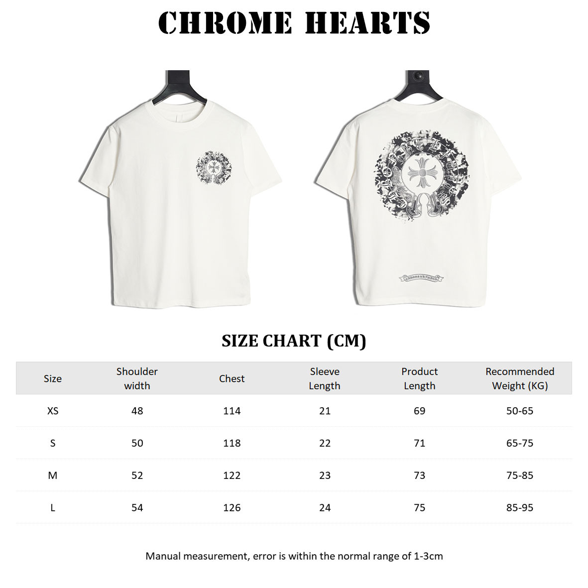 Ch*0me He**ts short-sleeved t-shirt