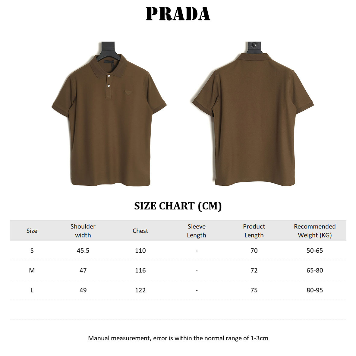PRADA PRD Short-sleeved Polo shirt