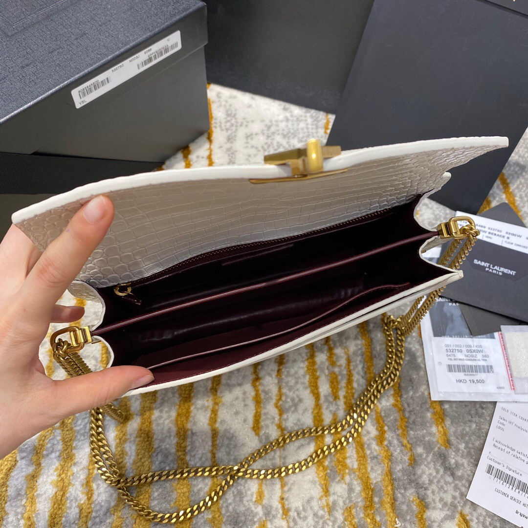 YSL Cassandra Monogra Clasp Bag