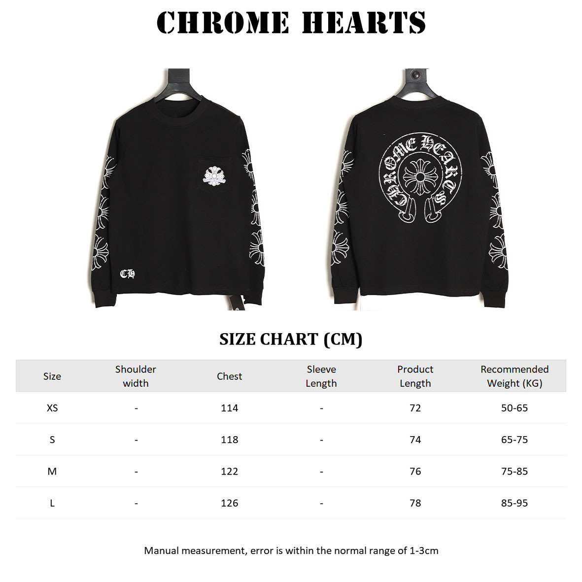 Ch*0me He**ts long-sleeved t-shirt