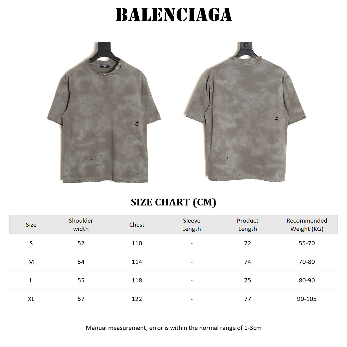 Balenciaga 23ss Short-sleeved T-shirt