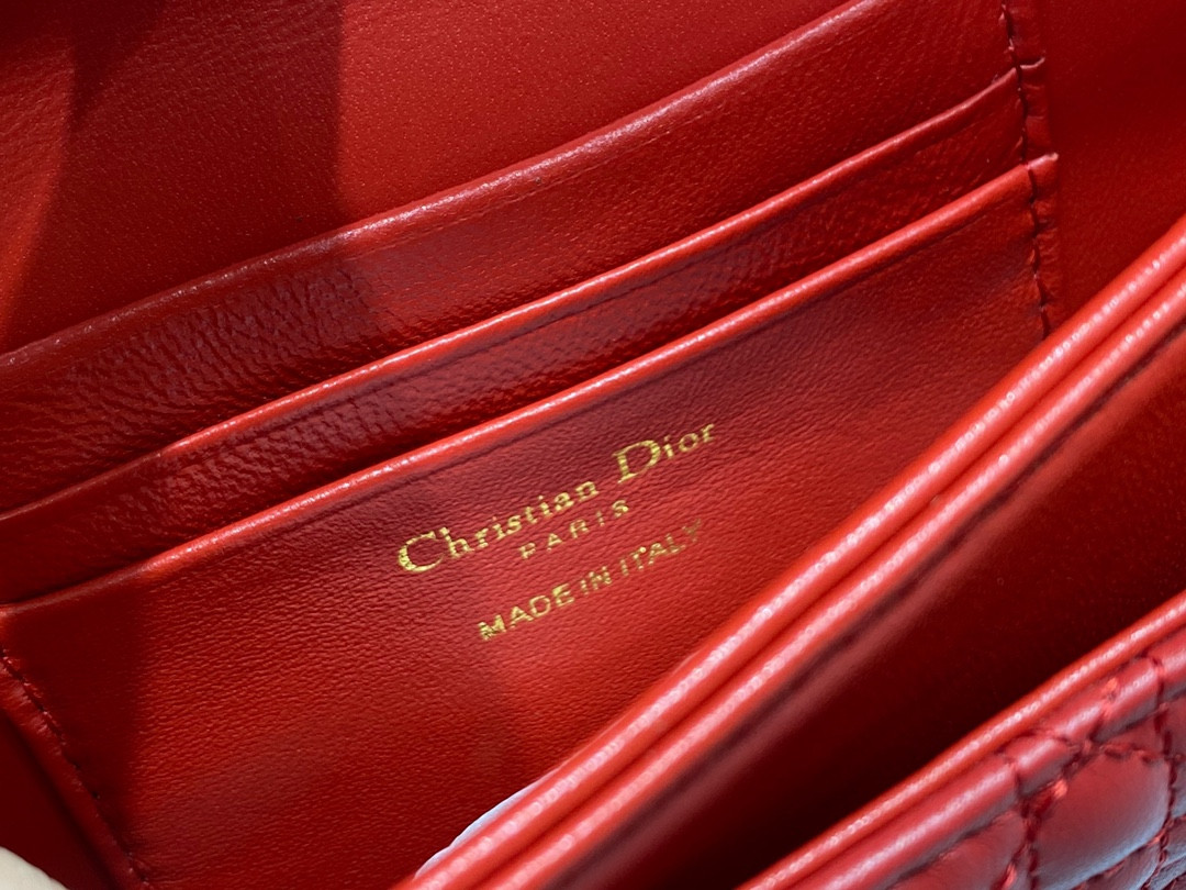MISS DIOR MINI BAG Crimson Red S0980ONMJ-M57R 21 x 11.5 x 4.5 cm