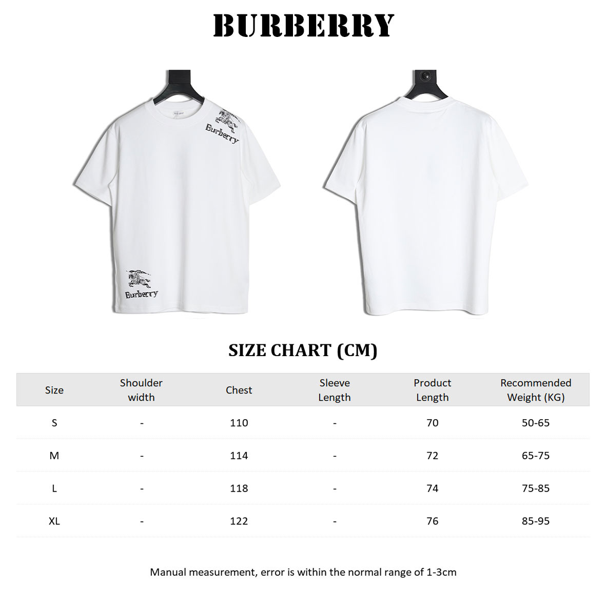 Burberry 25ss Short-sleeved T-shirt