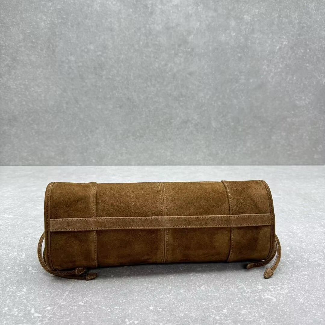 Prada Bonnie Medium Suede Handbag 32x15.5x12cm