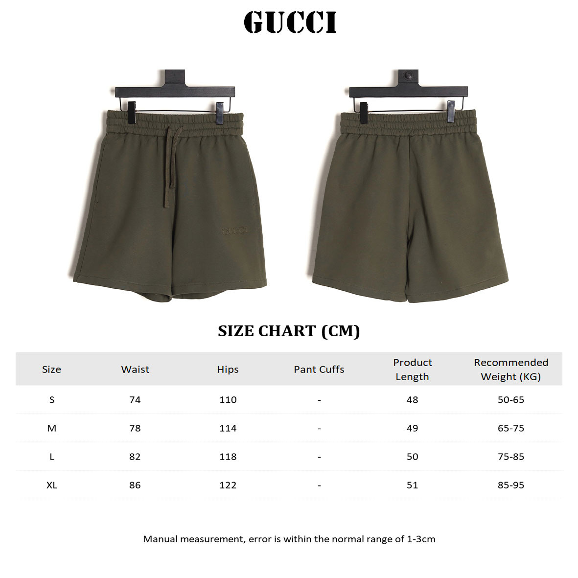 GUCCI GUC shorts