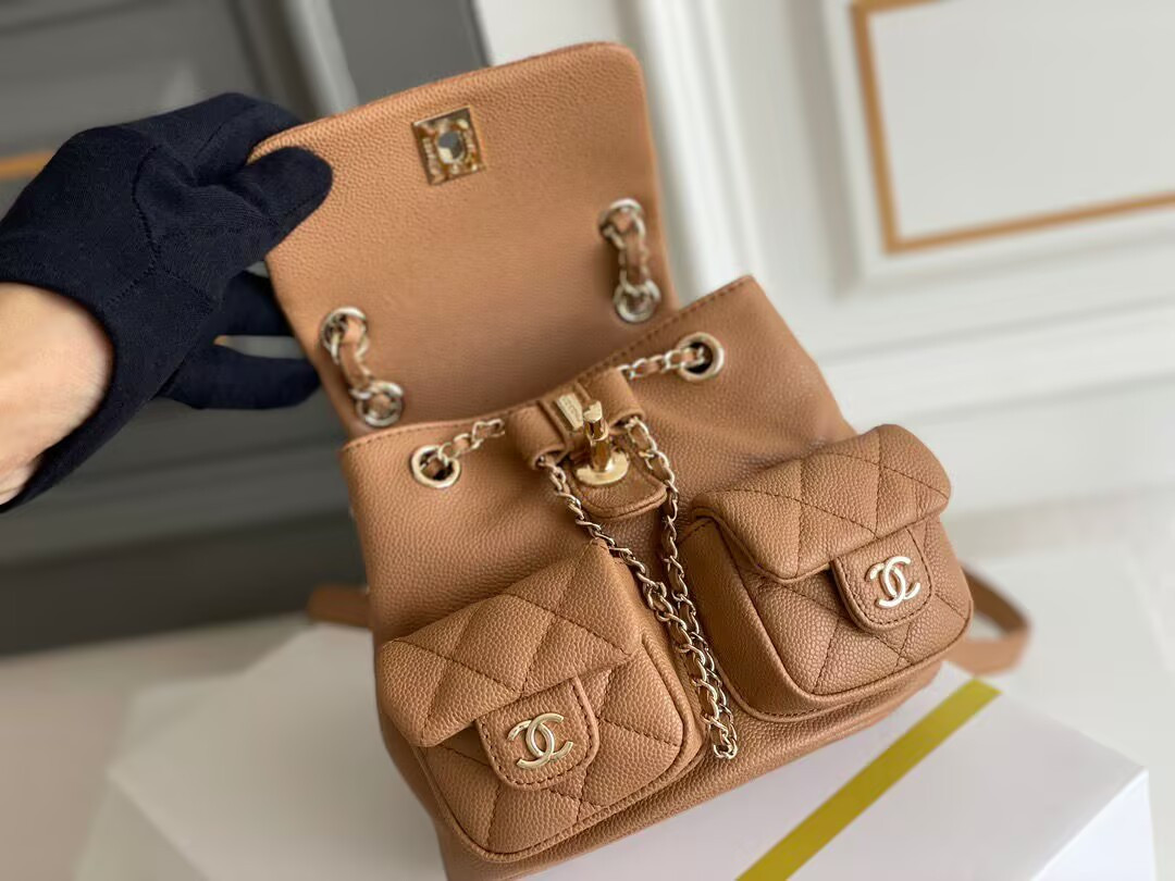 Chanel Small Backpack 16.5x17.5x10cm