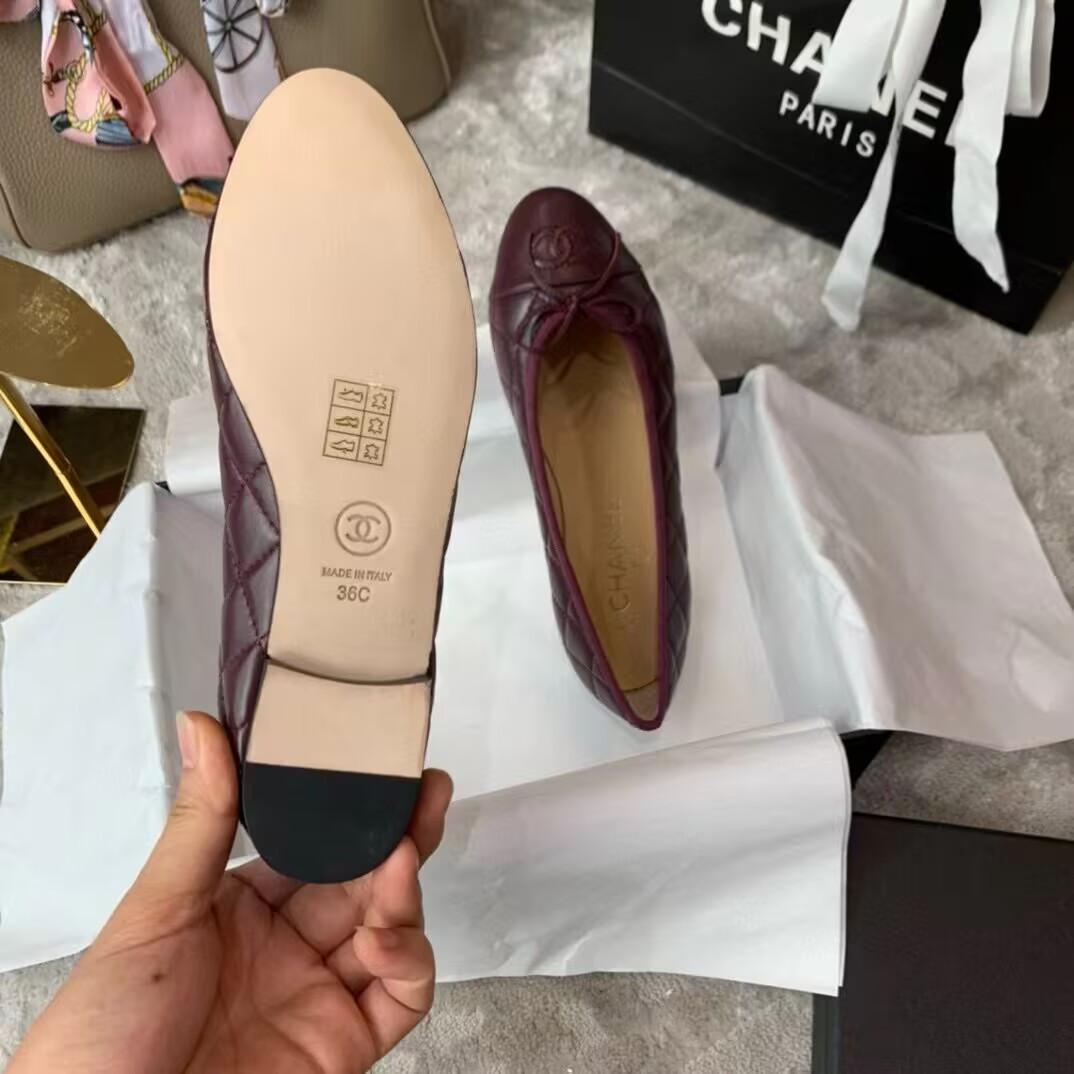 UA CHANEL BALLET FLATS
