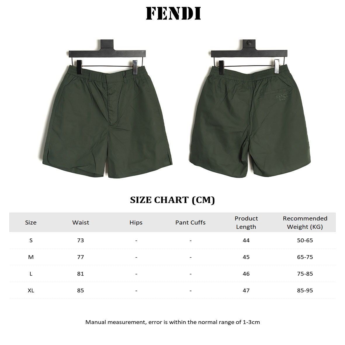 Fendi 25ss shorts