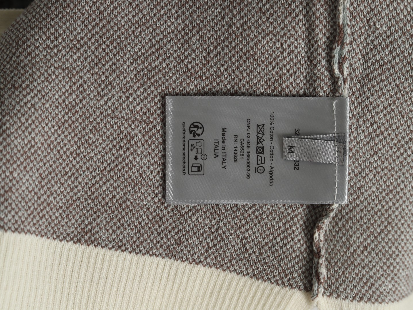 Dior knitting Short-sleeved Polo shirt