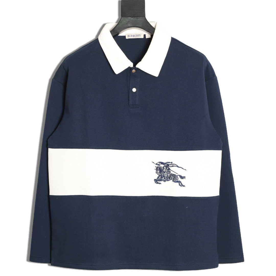 Burberry Long-sleeved Polo Shirt