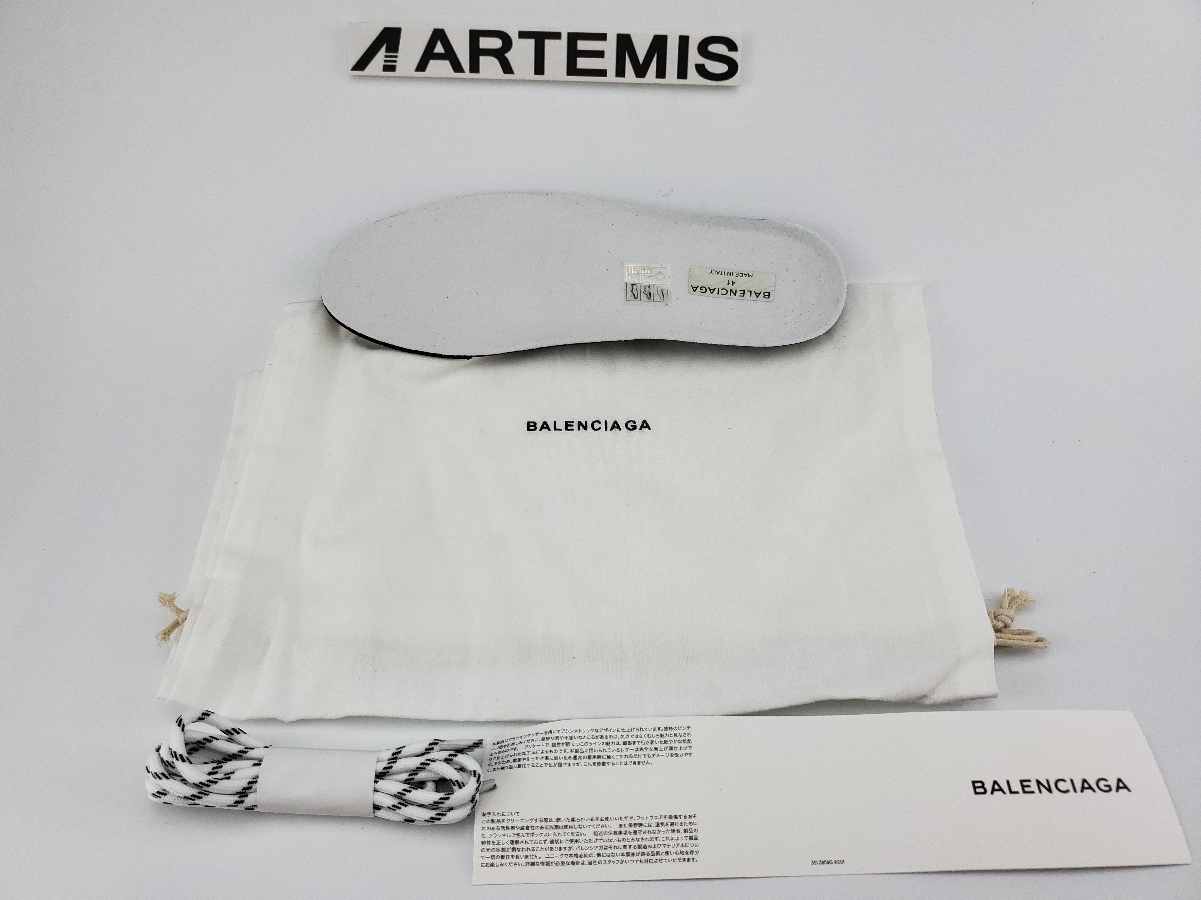 Balenciga Triple S Blanc/Bleu-Violet