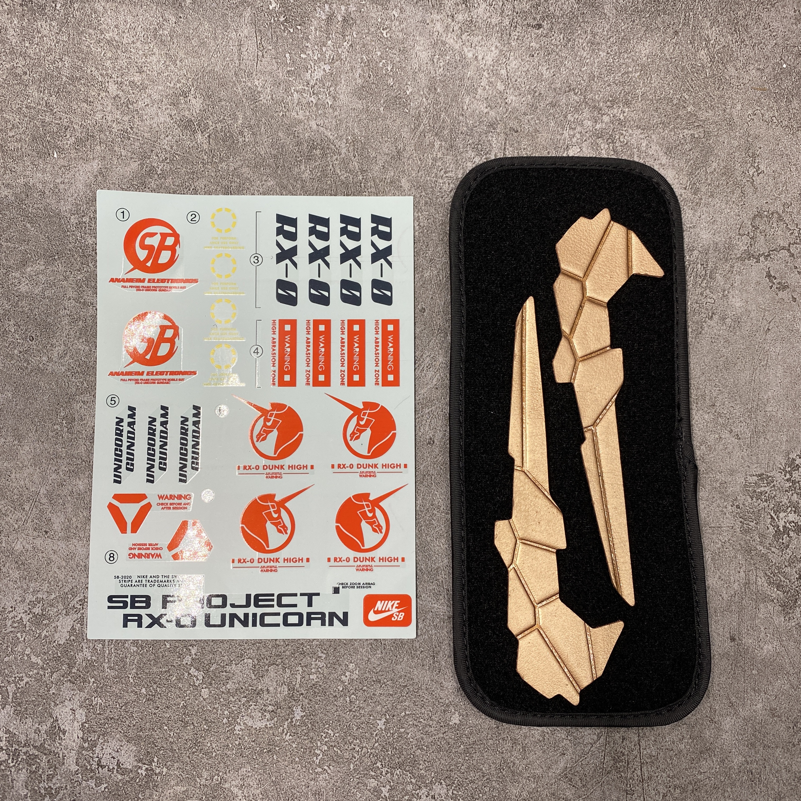 Nike SB Dunk High RX-0 Unicorn Gundam 02 Banshee