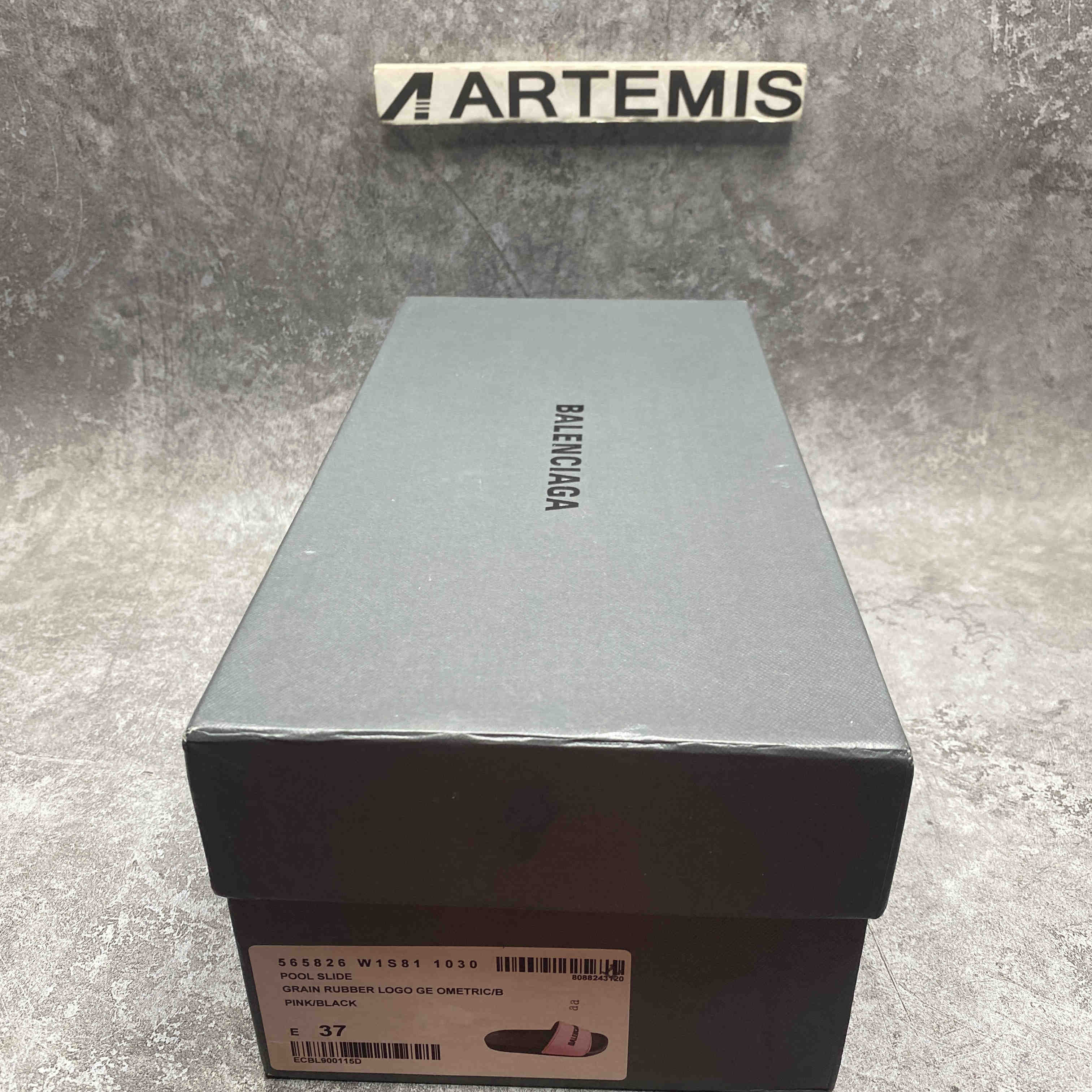 Balenciaga Pool Slide Black Pink