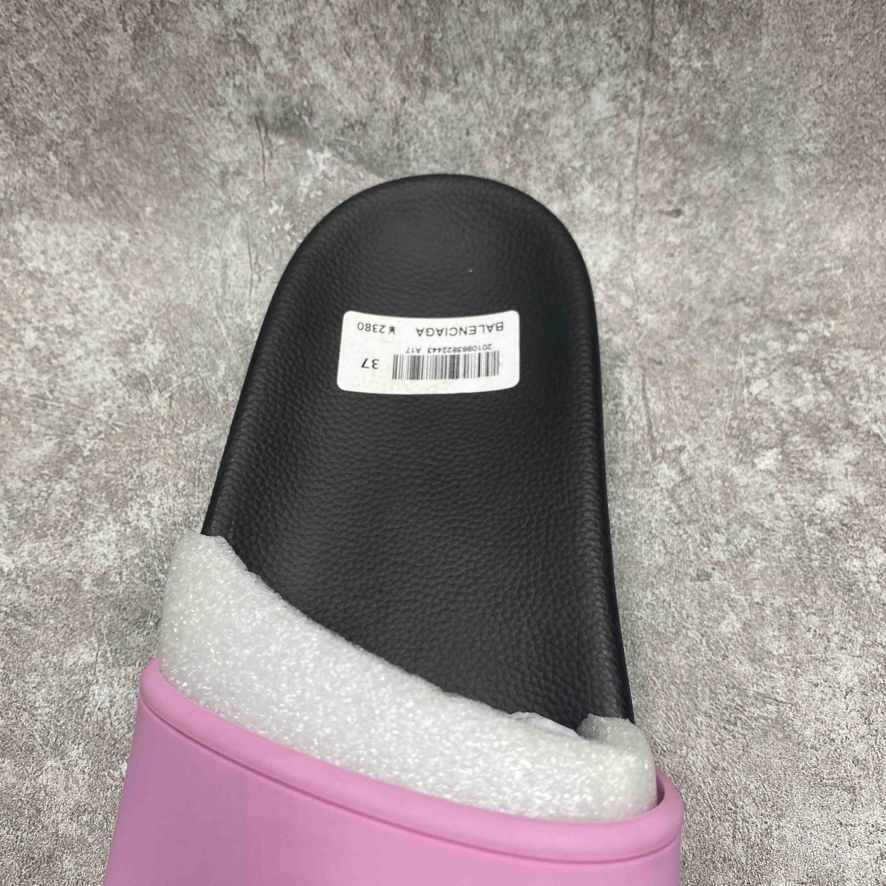 Balenciaga Pool Slide Black Pink